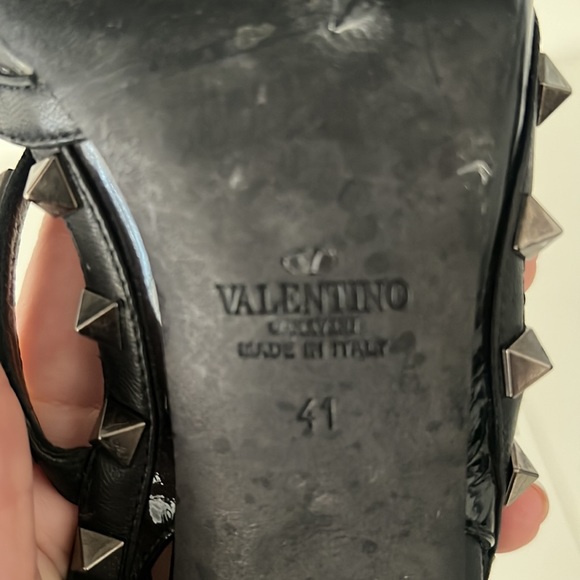 Black patent leather Valentino shoes size 41 - Picture 9 of 11